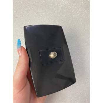 Conjunto Coaxial Antena 4x2 - (HOME PRETO GRAFITE)